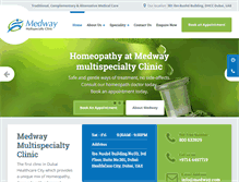 Tablet Screenshot of medwayclinic.com